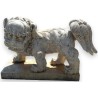 White marble ‘Chien de Fô’ sculpture by Moinat SA – Antiques and decorative items