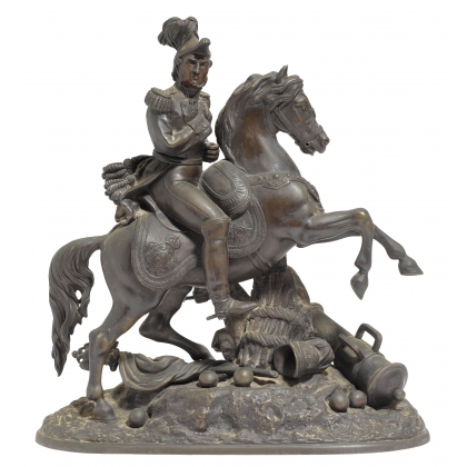 Bronze \"Cavalier victorieux\"