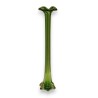 Green single-flower vase