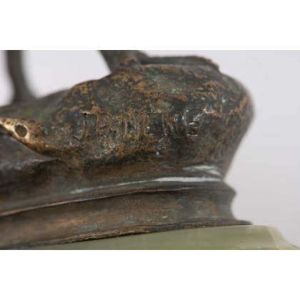 Bronze Faisan doré signé J. P. MENE