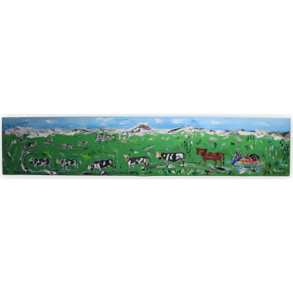 Tableau \"Poya\" signé LE BOUCHER CORPAATO