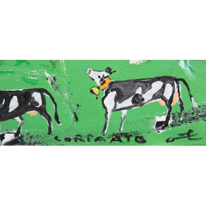 Tableau \"Poya\" signé LE BOUCHER CORPAATO