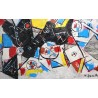 Tableau \"Abstrait\" signé N. DUMITRESCO