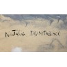Tableau \"Abstrait\" signé N. DUMITRESCO