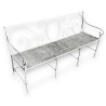  Banc vert ancien en fer forgé sur  Moinat SA  - Antiquités décoration