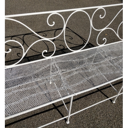  Banc vert ancien en fer forgé sur  Moinat SA  - Antiquités décoration