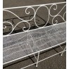  Banc vert ancien en fer forgé sur  Moinat SA  - Antiquités décoration
