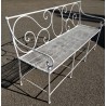  Banc vert ancien en fer forgé sur  Moinat SA  - Antiquités décoration