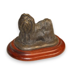 Chien \"SHIH TZU\" en bronze signé Douglas GRAY