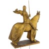 Bronze doré "Chevalier de Vérone" signé H. MÜLLER