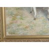 Paintings | Painting entitled ‘Finally, a serious guest’, signed GRISON. Moinat SA  – Antiques and home décor