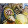 Tableau \"Caranaval\" signé BERGER
