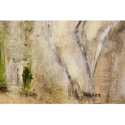 Tableau \"Caranaval\" signé BERGER