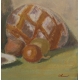 Tableau "Le pain" signé CHINET