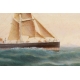 Tableau "Marine" signé C. HANSSON 1922