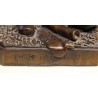 Bronze \"Michelange façonnant la tête d\'un faune\"