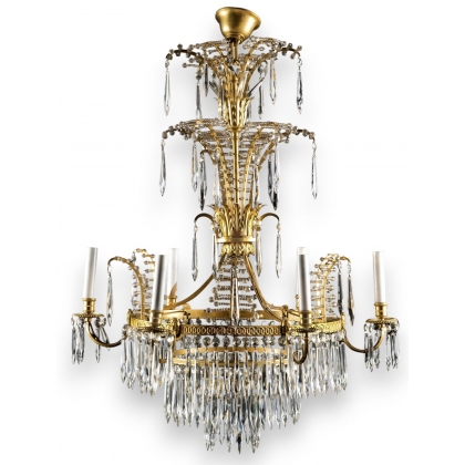 French Empire style chandelier