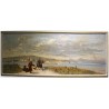 Tableau \"Fontarabia\" signé A. DUMONT 1878