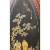 Paire de panneaux en laque chinoise