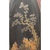 Paire de panneaux en laque chinoise