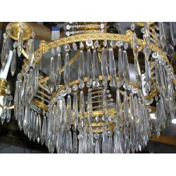 Lustre Empire à 6 lumières.