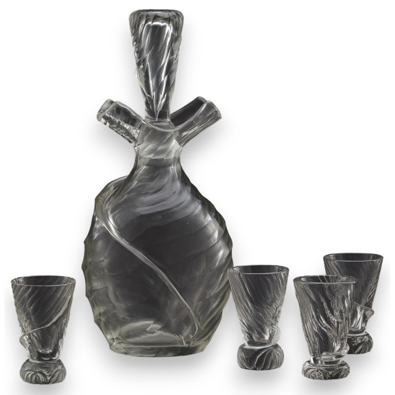 Liqueur set, signed. by  Moinat SA  - Antiques and home décor