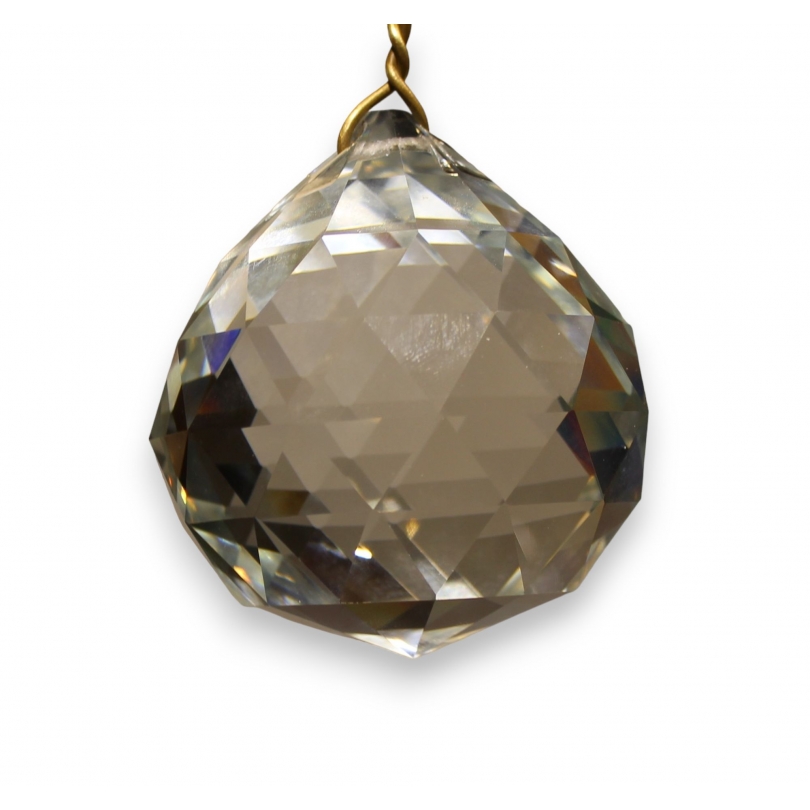 Boule de lustre à facettes