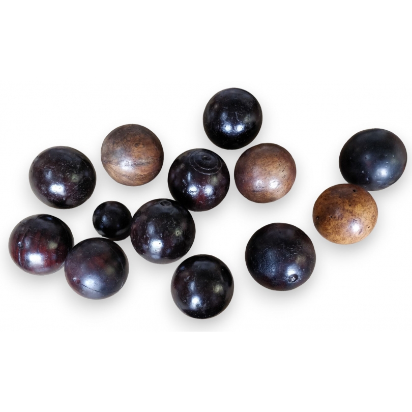 Jeu de Boccia, 12 boules et un cochonet