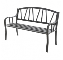 Banc de jardin Odense en aluminum anthracite