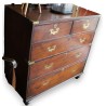Commode de bateau Edwardienne à 5 tiroirs