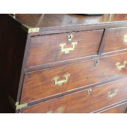 Commode de bateau Edwardienne à 5 tiroirs