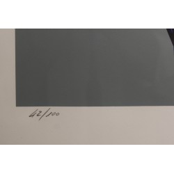 Lithographie "deux femmes" signée BATTISTA 42/100