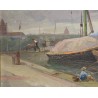 Tableau \"La Rade\" signée Louis BAUDIT 1926