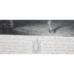 Gravure "Francisci DE MONCADA" par Raphael MORGHEN