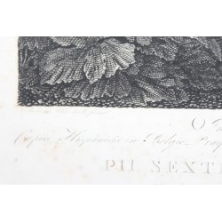Gravure "Francisci DE MONCADA" par Raphael MORGHEN