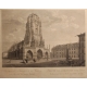 Gravure "Cathédrale de Berne" par G. LORY