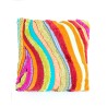Multicoloured Wave Cushion