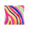 Multicoloured Wave Cushion