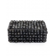 Boite clavier recyclé noir, grande