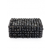 Boite clavier recyclé noir, grande