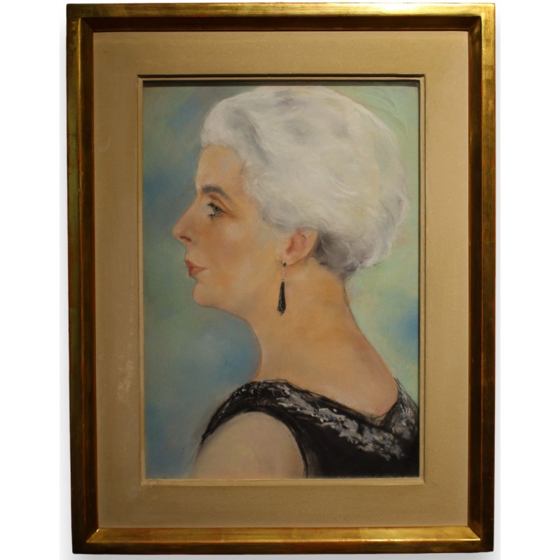 Pastel portrait de Mme Pastori