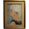 Pastel portrait de Mme Pastori