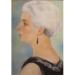 Pastel portrait de Mme Pastori