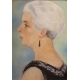 Pastel portrait de Mme Pastori