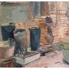 Tableau \"Maitre Pastori\" signé H. SCHOELLHORN
