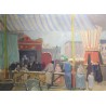 Tableau \"Fête foraine\" signé A. HOLY 49