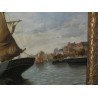 Paintings | Painting: ‘View of a Harbour’. Moinat SA  – Antiques and home décor