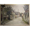 Tableau \"Le Chemin\" signé E. CHAMBON 35
