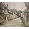 Tableau \"Le Chemin\" signé E. CHAMBON 35