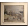 Tableau \"Les Carrousels\" signé E. MARTIN 46